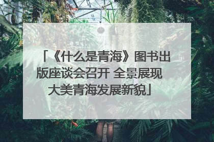 《什么是青海》图书出版座谈会召开 全景展现大美青海发展新貌