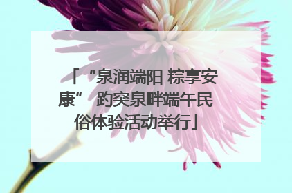 “泉润端阳 粽享安康” 趵突泉畔端午民俗体验活动举行