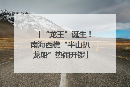 “龙王”诞生！南海西樵“半山扒龙船”热闹开锣