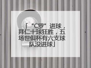 “C罗”进球，拜仁十球狂胜，五场世俱杯有六支球队没进球