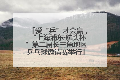 爱“乒”才会赢，“上海浦东·航头杯”第二届长三角地区乒乓球邀请赛举行