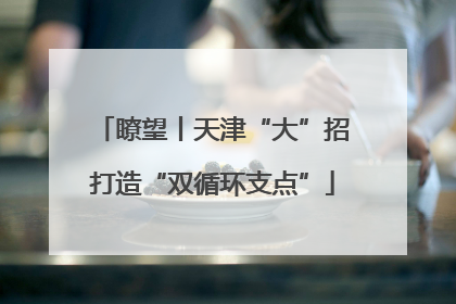 瞭望丨天津“大”招打造“双循环支点”