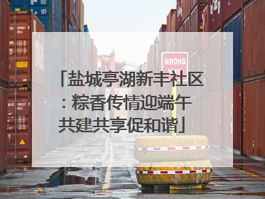 盐城亭湖新丰社区：粽香传情迎端午 共建共享促和谐