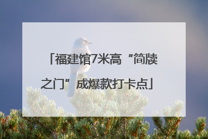 福建馆7米高“简牍之门”成爆款打卡点