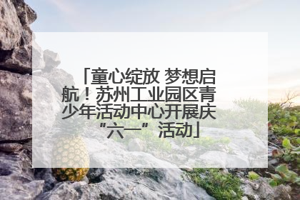 童心绽放 梦想启航！苏州工业园区青少年活动中心开展庆“六一”活动