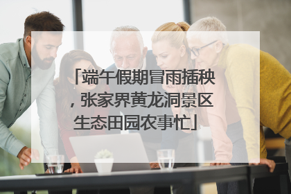 端午假期冒雨插秧，张家界黄龙洞景区生态田园农事忙