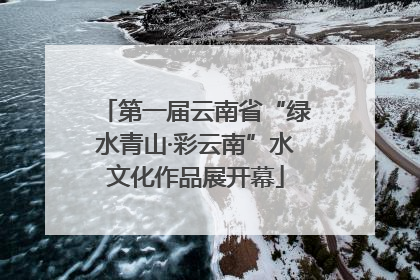 第一届云南省“绿水青山·彩云南”水文化作品展开幕