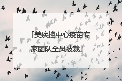 美疾控中心疫苗专家团队全员被裁