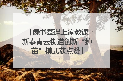 绿书签遇上家教课：新泰青云街道创新“护苗”模式获点赞