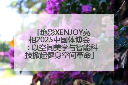 绝影XENJOY亮相2025中国体博会：以空间美学与智能科技掀起健身空间革命