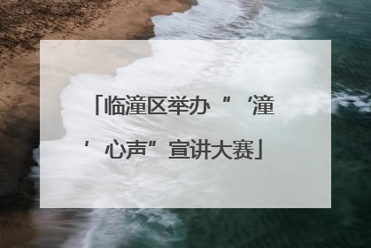 临潼区举办“‘潼’心声”宣讲大赛