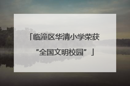 临潼区华清小学荣获“全国文明校园”