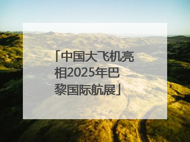 中国大飞机亮相2025年巴黎国际航展
