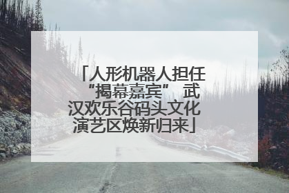 人形机器人担任“揭幕嘉宾” 武汉欢乐谷码头文化演艺区焕新归来