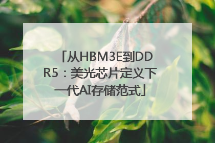 从HBM3E到DDR5：美光芯片定义下一代AI存储范式