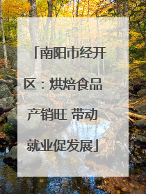 南阳市经开区：烘焙食品产销旺 带动就业促发展