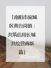 南阳市宛城区黄台岗镇:共筑信用长城 共绘营商新篇