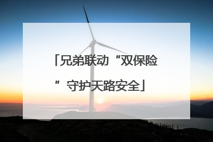 兄弟联动“双保险”守护天路安全