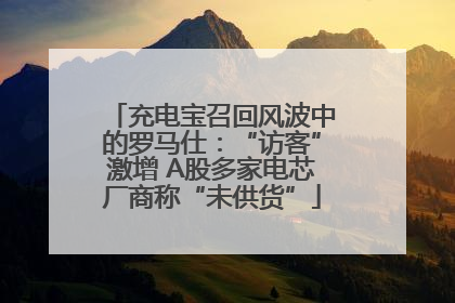 充电宝召回风波中的罗马仕：“访客”激增 A股多家电芯厂商称“未供货”