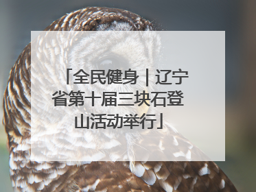 全民健身｜辽宁省第十届三块石登山活动举行
