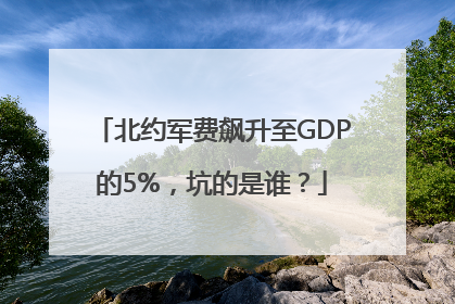 北约军费飙升至GDP的5%，坑的是谁？