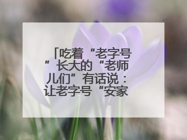 吃着“老字号”长大的“老师儿们”有话说：让老字号“安家”更“兴业”