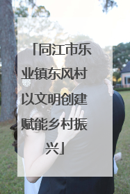 同江市乐业镇东风村以文明创建赋能乡村振兴