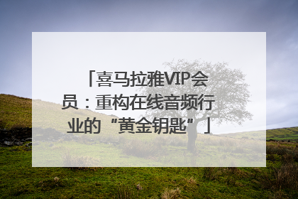 喜马拉雅VIP会员：重构在线音频行业的“黄金钥匙”