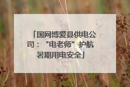 国网博爱县供电公司：“电老师”护航暑期用电安全