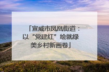 宣威市凤凰街道：以“党建红”绘就绿美乡村新画卷