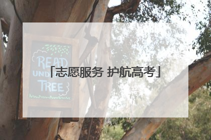 志愿服务 护航高考