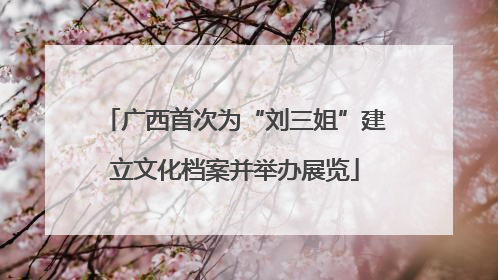 广西首次为“刘三姐”建立文化档案并举办展览