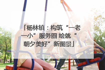杨林镇：构筑“一老一小”服务圈 绘就“朝夕美好”新图景