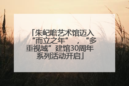 朱屺瞻艺术馆迈入 “而立之年” ，“多重视域”建馆30周年系列活动开启