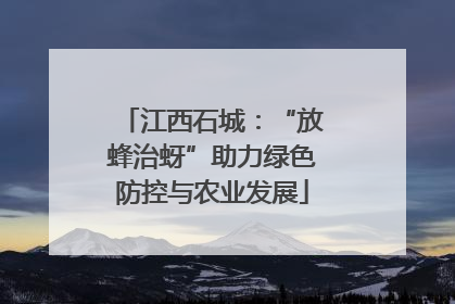 江西石城：“放蜂治蚜”助力绿色防控与农业发展