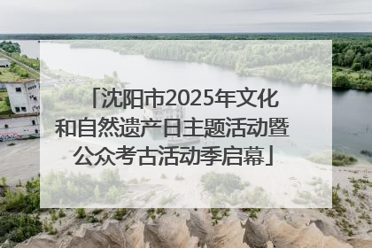 沈阳市2025年文化和自然遗产日主题活动暨公众考古活动季启幕