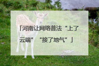河南让网络普法“上了云端”“接了地气”