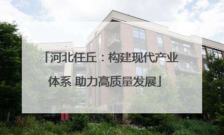河北任丘：构建现代产业体系 助力高质量发展
