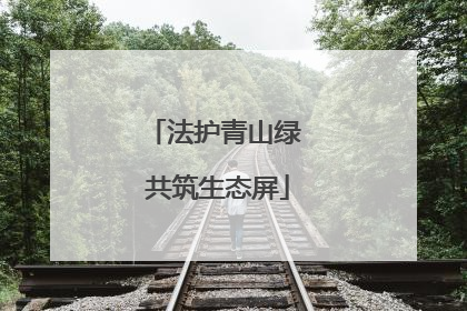 法护青山绿 共筑生态屏