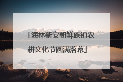 海林新安朝鲜族镇农耕文化节圆满落幕