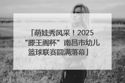 萌娃秀风采！2025“滕王阁杯”南昌市幼儿篮球联赛圆满落幕