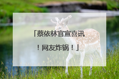 蔡依林官宣喜讯！网友炸锅！