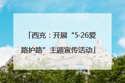 西充：开展“5·26爱路护路”主题宣传活动