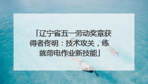 辽宁省五一劳动奖章获得者佟明：技术攻关，练就带电作业新技能
