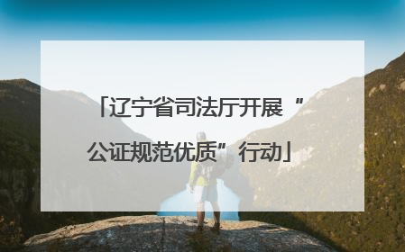 辽宁省司法厅开展“公证规范优质”行动