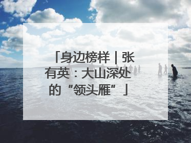 身边榜样｜张有英：大山深处的“领头雁”
