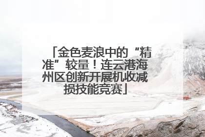 金色麦浪中的“精准”较量！连云港海州区创新开展机收减损技能竞赛