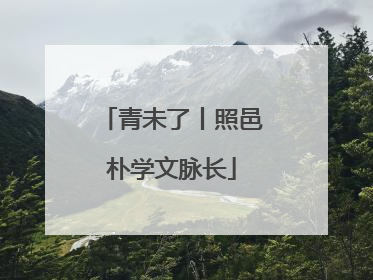 青未了丨照邑朴学文脉长