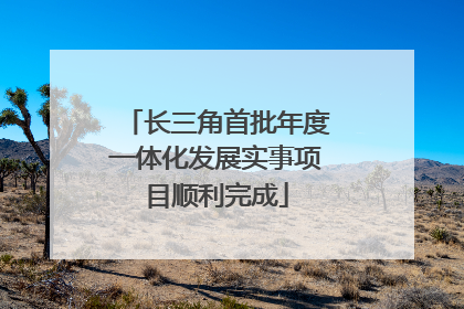 长三角首批年度一体化发展实事项目顺利完成