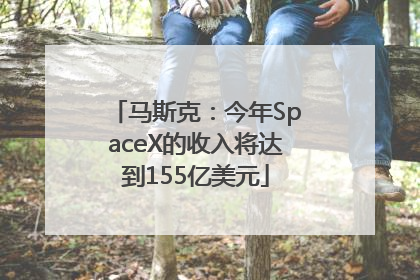 马斯克：今年SpaceX的收入将达到155亿美元